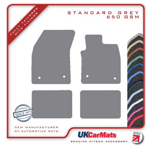 Ford Focus Mk4 Manual 2018 onwards Grey Tailored Carpet Car Mats HITECH