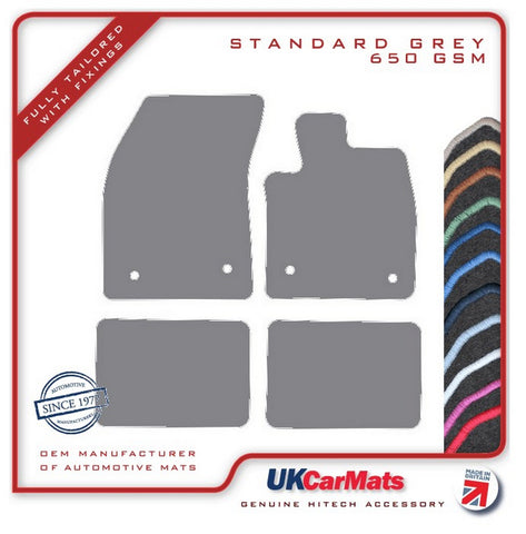 Ford Focus Mk4 Automatic 2018 onwards Grey Tailored Carpet Car Mats HITECH