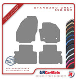 Ford S-Max (Round Fixings) 5 Seater 2011-2015 Grey Tailored Carpet Car Mats HITECH