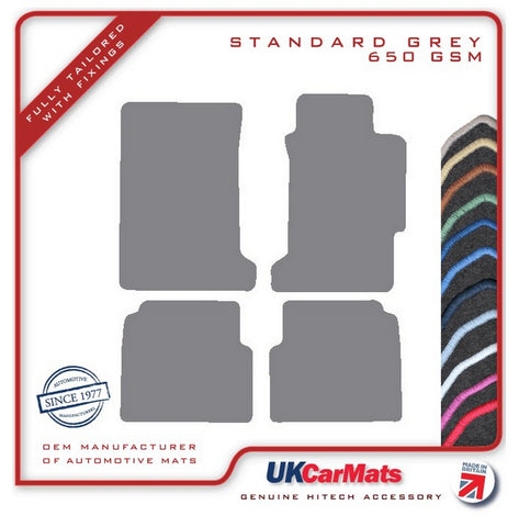 Honda Accord 4dr 1993-1998 Grey Tailored Carpet Car Mats HITECH