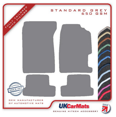 Honda Prelude 1992-1996 Grey Tailored Carpet Car Mats HITECH