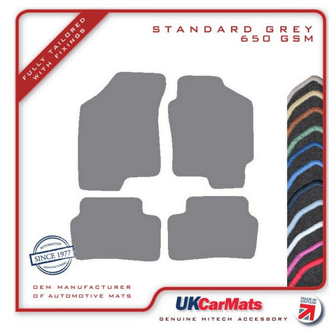 Hyundai Coupe  1997-2001 Grey Tailored Carpet Car Mats HITECH