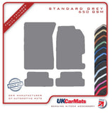 Honda Prelude 1997-2001 Grey Tailored Carpet Car Mats HITECH