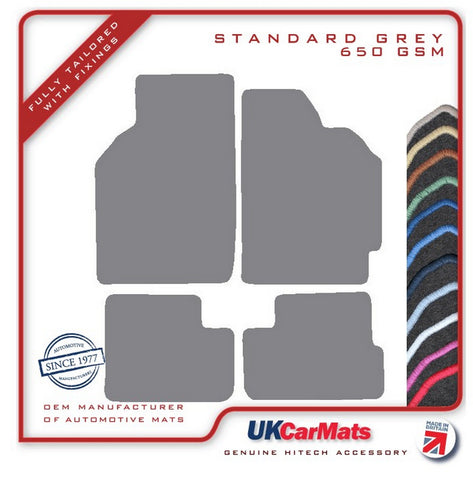 Honda HR-V 3dr 1999-2003 Grey Tailored Carpet Car Mats HITECH