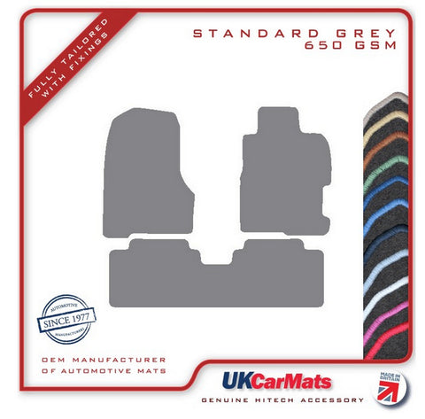 Honda Civic 5dr 2001-2003 Grey Tailored Carpet Car Mats HITECH