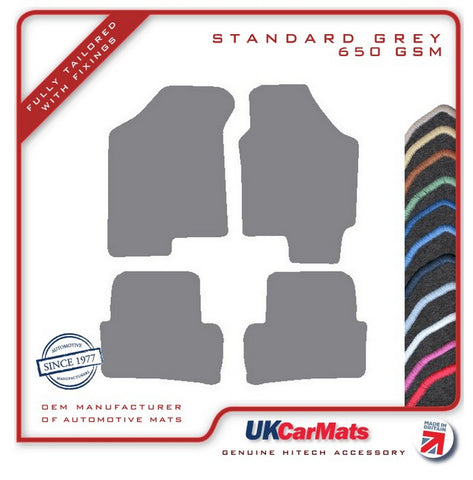 Hyundai Coupe  2002-2007 Grey Tailored Carpet Car Mats HITECH
