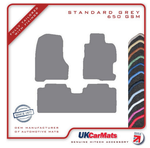 Honda Civic 5dr 2004-2005 Grey Tailored Carpet Car Mats HITECH