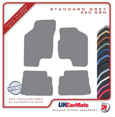 Hyundai Getz 2002-2009 Grey Tailored Carpet Car Mats HITECH