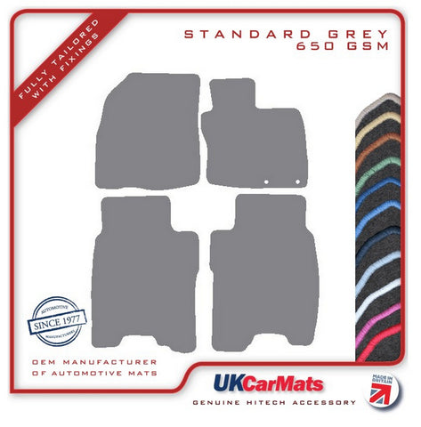 Honda Civic 3dr Inc Type R 2006 onwards Grey Tailored Carpet Car Mats HITECH
