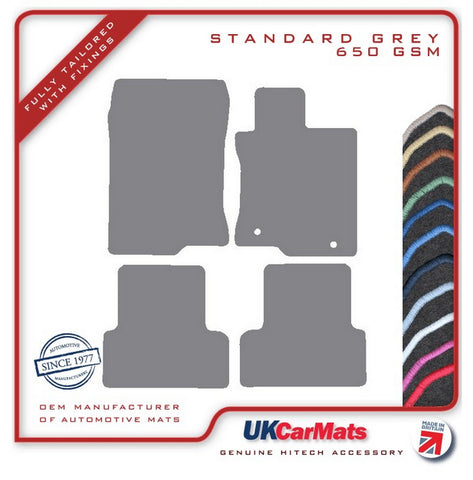Honda Accord 4dr 2008-2012 Grey Tailored Carpet Car Mats HITECH