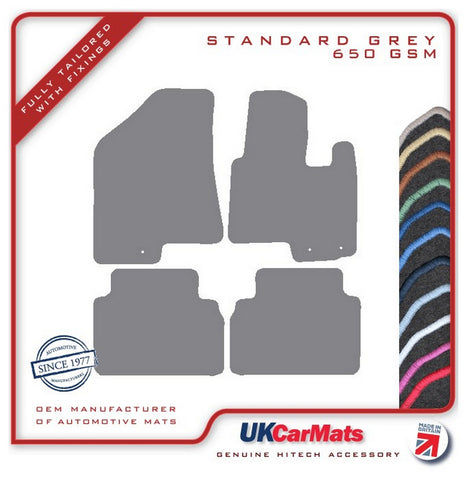 Hyundai ix35 2009-2015 Grey Tailored Carpet Car Mats HITECH