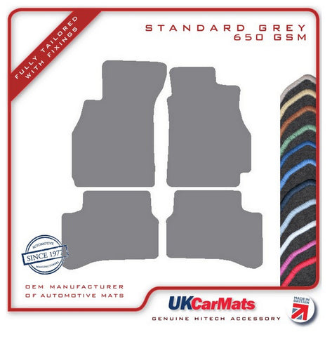 Hyundai Accent 1999-2005 Grey Tailored Carpet Car Mats HITECH