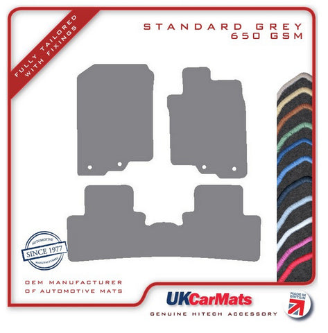 Honda Insight Hatchback 2009-2014 Grey Tailored Carpet Car Mats HITECH