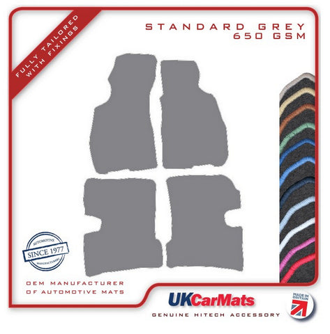 Hyundai Accent 1994-1999 Grey Tailored Carpet Car Mats HITECH