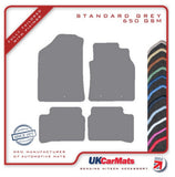 Hyundai i10 2013-2019 Grey Tailored Carpet Car Mats HITECH