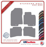 Hyundai i20 2015-2020 Grey Tailored Carpet Car Mats HITECH