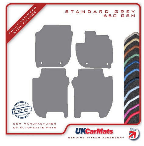 Honda Jazz Manual 2015-2020 Grey Tailored Carpet Car Mats HITECH