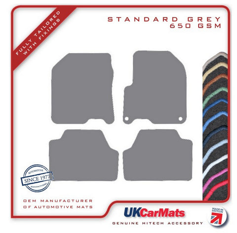 Hyundai Kona Electric 2017-2023 Grey Tailored Carpet Car Mats HITECH