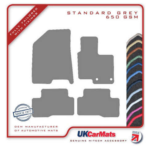 Hyundai Tucson Hybrid HEV 2020 onwards Grey Tailored Carpet Car Mats HITECH