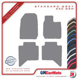 Isuzu D-Max V-Cross Separate Rears 2021 onwards Grey Tailored Carpet Car Mats HITECH