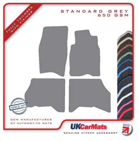 Jeep Grand Cherokee 1993-1998 Grey Tailored Carpet Car Mats HITECH