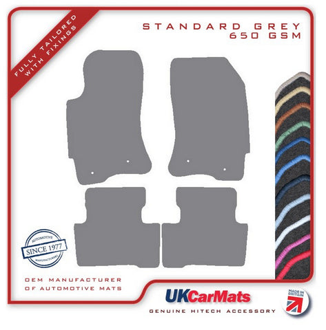 Jaguar X-Type (X400) 2.0/2.2 1999-2003 Grey Tailored Carpet Car Mats HITECH