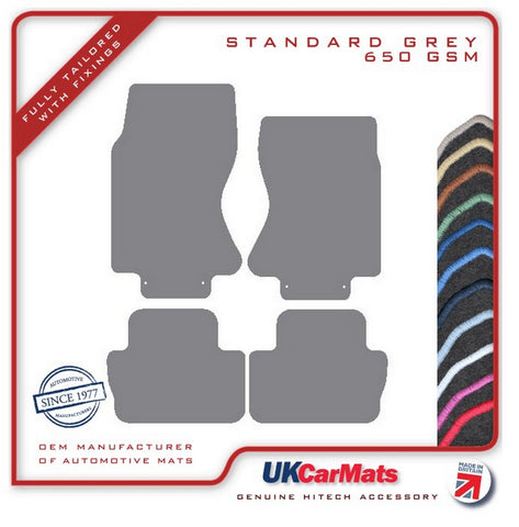 Jaguar S-Type (X200) Manual 2003-2009 Grey Tailored Carpet Car Mats HITECH