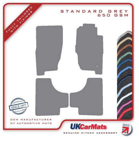 Jeep Cherokee 2001-2007 Grey Tailored Carpet Car Mats HITECH
