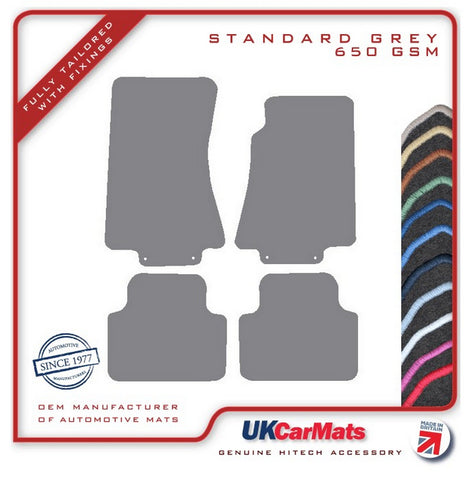 Jaguar XJ Series (X350) 2003-2009 Grey Tailored Carpet Car Mats HITECH