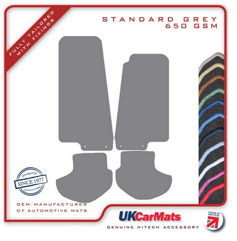 Jaguar XKR / XKR Convertible 2003-2006 Grey Tailored Carpet Car Mats HITECH