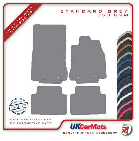 Jaguar XF Saloon (X250) 2008-2013 Grey Tailored Carpet Car Mats HITECH