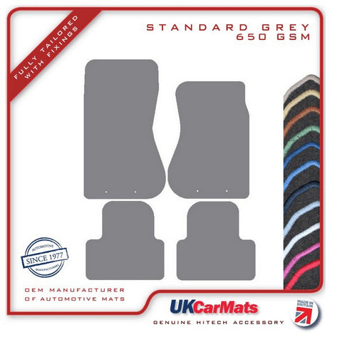 Jaguar S-Type (X200) Manual 1998-2003 Grey Tailored Carpet Car Mats HITECH