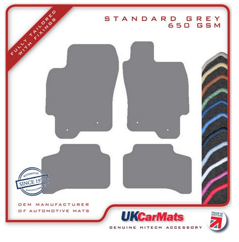 Jaguar X-Type (X400) 2.5/3.0 2004-2010 Grey Tailored Carpet Car Mats HITECH