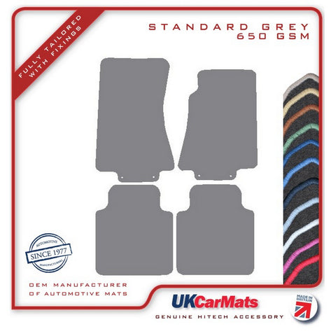 Jaguar XJ Series (X350) LWB 2003-2009 Grey Tailored Carpet Car Mats HITECH