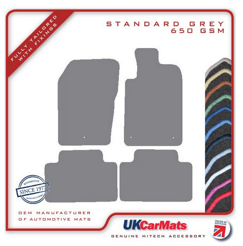 Jeep Grand Cherokee 2011-2013 Grey Tailored Carpet Car Mats HITECH