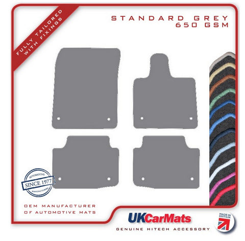 Jaguar I-Pace 2018 onwards Grey Tailored Carpet Car Mats HITECH