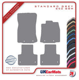 Jaguar XJ Series (X351) SWB (Eyelets Front And Rear) 2009-2019 Grey Tailored Carpet Car Mats HITECH