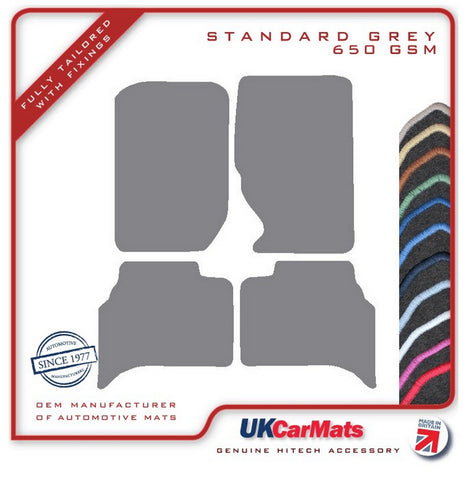 Kia Sportage 1995-2004 Grey Tailored Carpet Car Mats HITECH