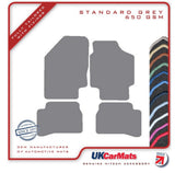 Kia Rio 2005-2009 Grey Tailored Carpet Car Mats HITECH