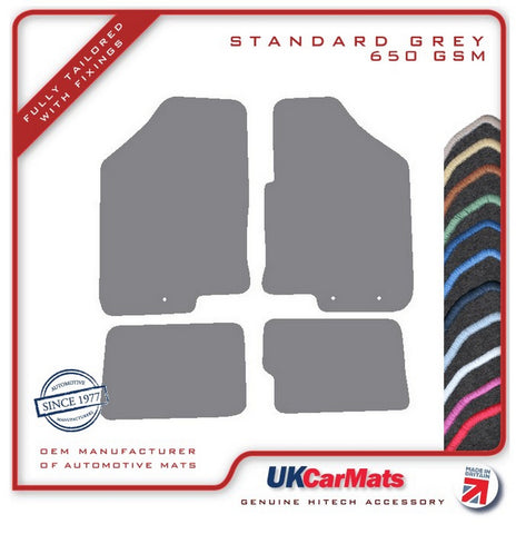 Kia Soul (2 Fixings Driver) 2009-2013 Grey Tailored Carpet Car Mats HITECH