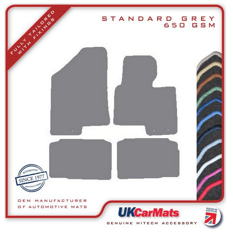 Kia Sportage 2010-2015 Grey Tailored Carpet Car Mats HITECH