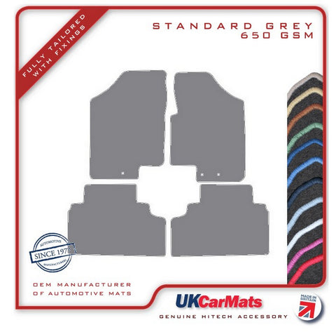 Kia Venga (Separate Rears) 2010 onwards Grey Tailored Carpet Car Mats HITECH