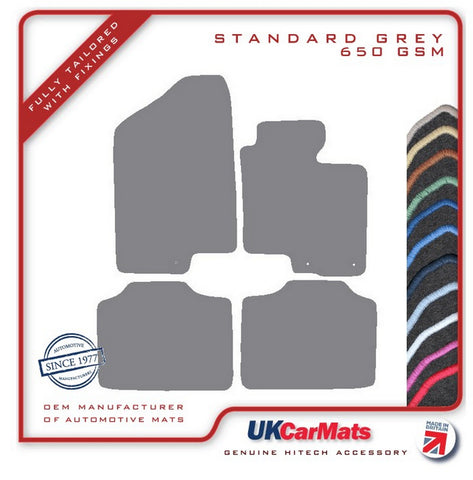 Kia Optima 2010-2015 Grey Tailored Carpet Car Mats HITECH