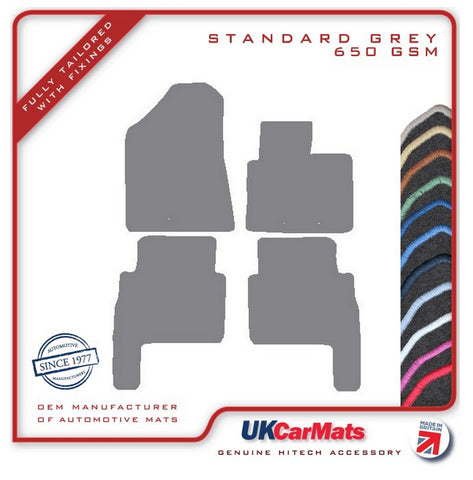 Kia Sorento 2013-2015 Grey Tailored Carpet Car Mats HITECH