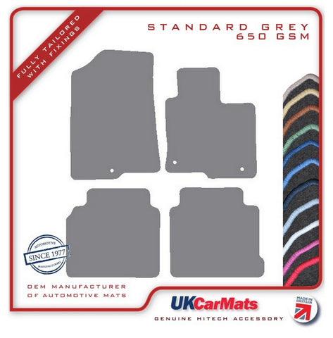 Kia Optima Sportswagon 2017 onwards Grey Tailored Carpet Car Mats HITECH