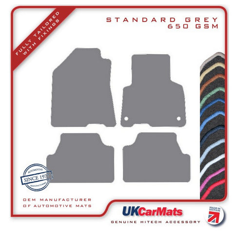 Kia Soul EV 2020 onwards Grey Tailored Carpet Car Mats HITECH