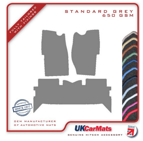 Land Rover Range Rover 1979-1995 Grey Tailored Carpet Car Mats HITECH