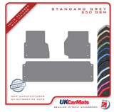 Land Rover Defender 2012-2016 Grey Tailored Carpet Car Mats HITECH