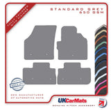 Land Rover Freelander 2 Facelift (Eyelets On All 4 Mats) 2013 onwards Grey Tailored Carpet Car Mats HITECH