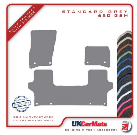 Land Rover Defender L663 90 3Dr 2020 onwards Grey Tailored Carpet Car Mats HITECH